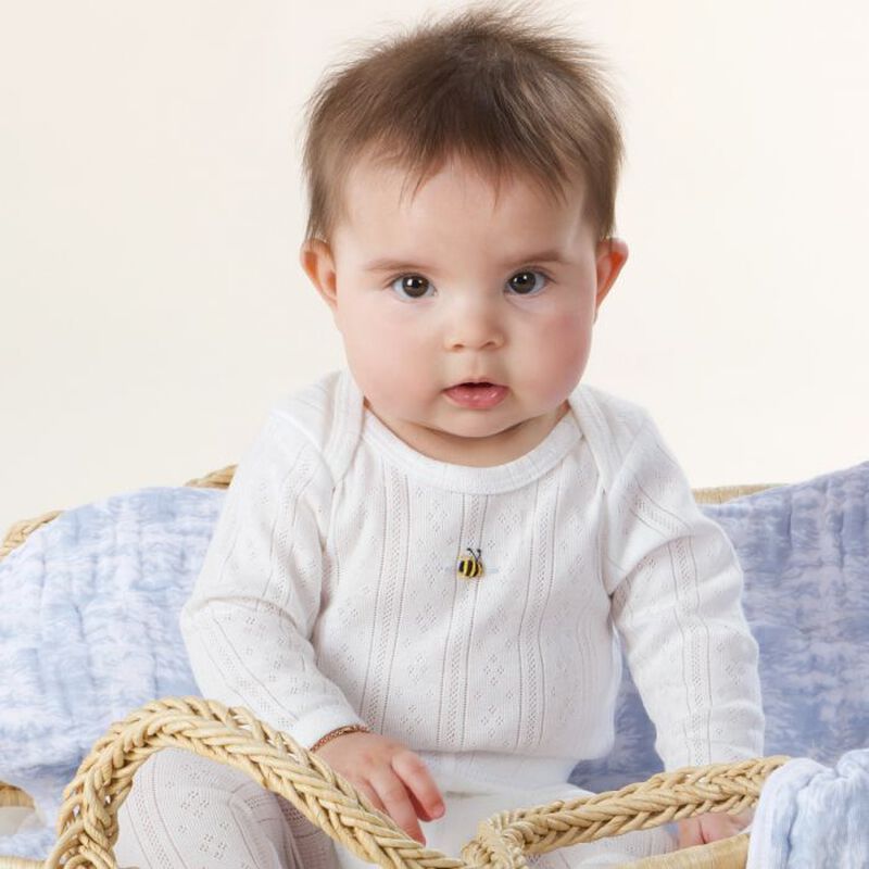 Dimples Long Sleeve Bodysuit image number 1